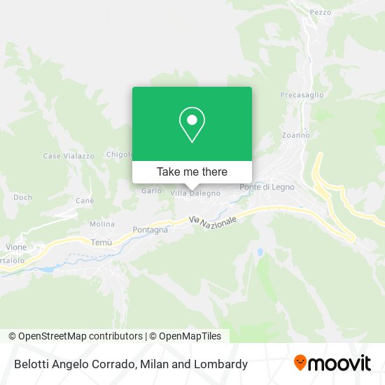 Belotti Angelo Corrado map