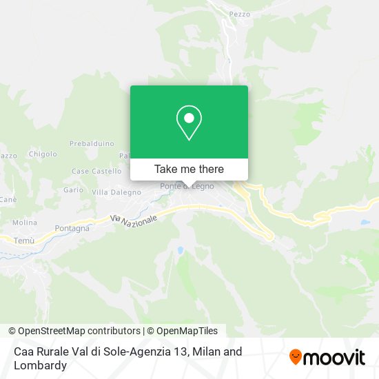 Caa Rurale Val di Sole-Agenzia 13 map