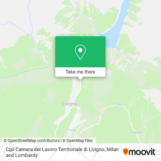 Cgil Camera del Lavoro Territoriale di Livigno map