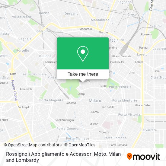 Rossignoli Abbigliamento e Accessori Moto map