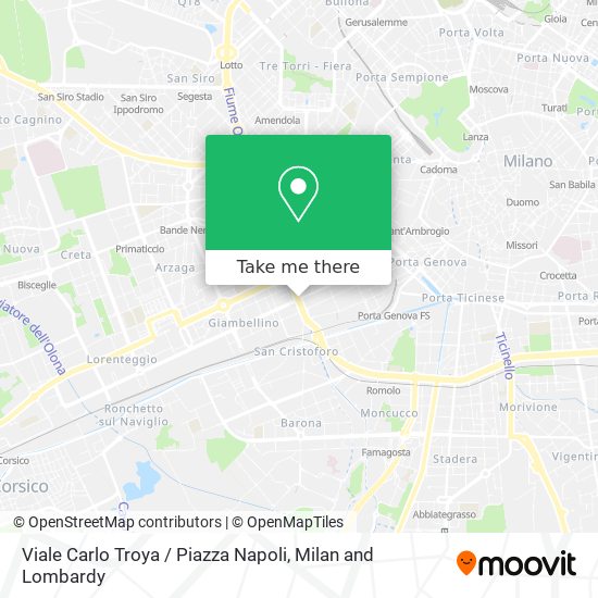 Viale Carlo Troya / Piazza Napoli map