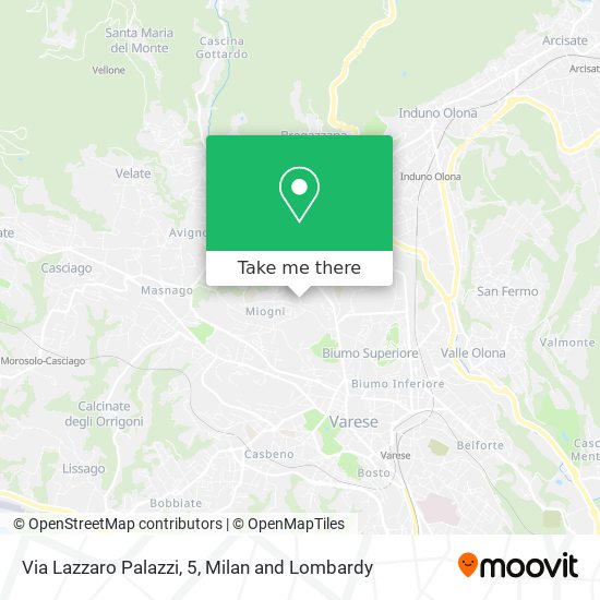 Via Lazzaro Palazzi, 5 map