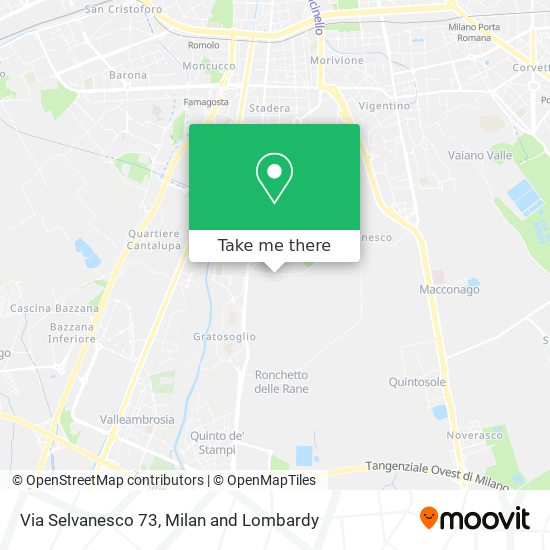 Via Selvanesco 73 map
