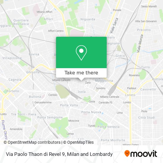 Via Paolo Thaon di Revel 9 map