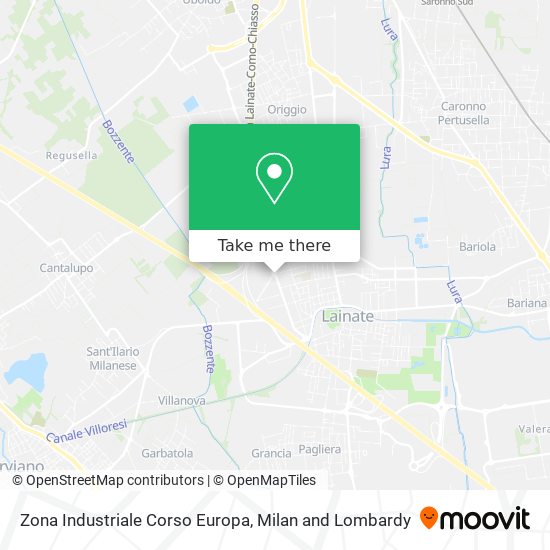 Zona Industriale Corso Europa map