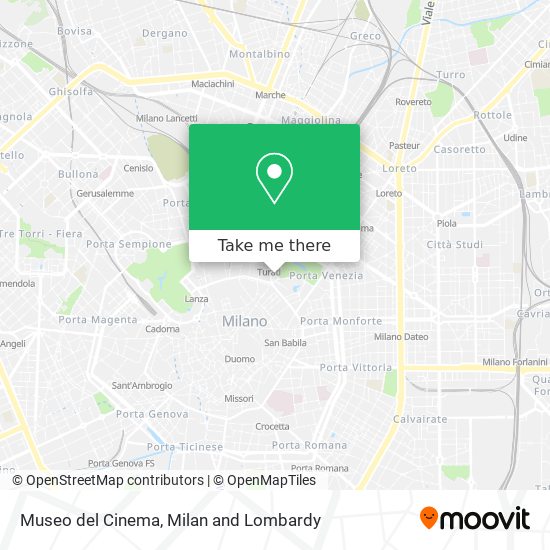 Museo del Cinema map