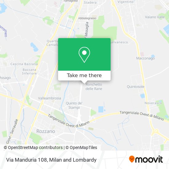 Via Manduria 108 map