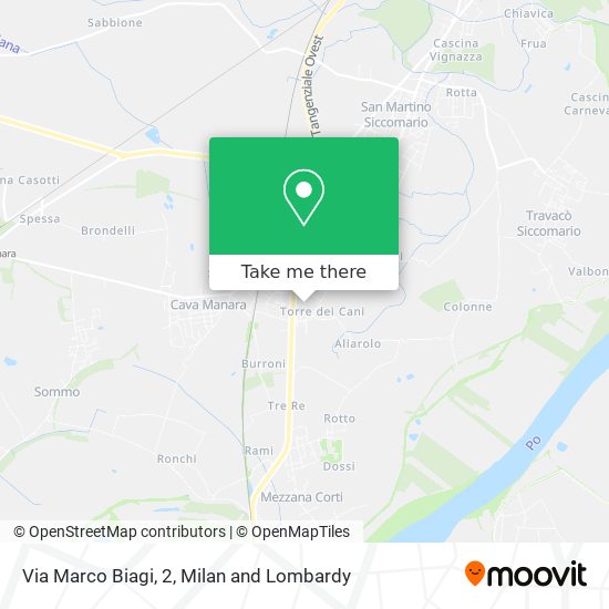 Via Marco Biagi, 2 map