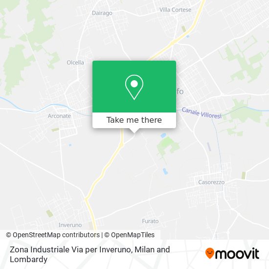 Zona Industriale Via per Inveruno map