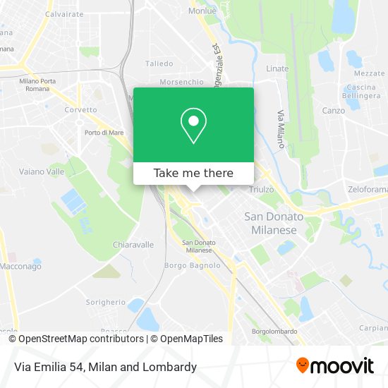 Via Emilia 54 map