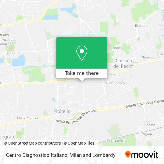 Centro Diagnostico Italiano map