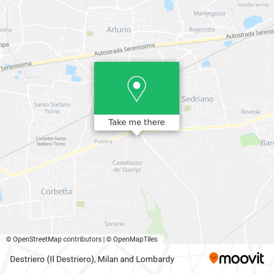 Destriero (Il Destriero) map