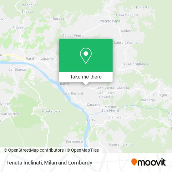 Tenuta Inclinati map