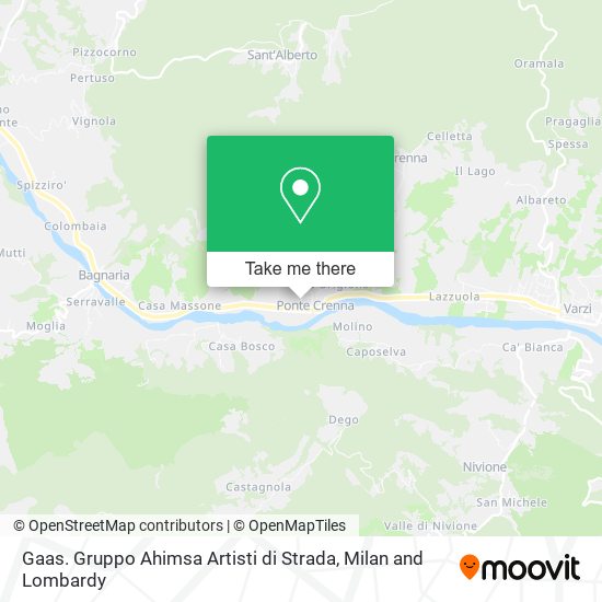 Gaas. Gruppo Ahimsa Artisti di Strada map