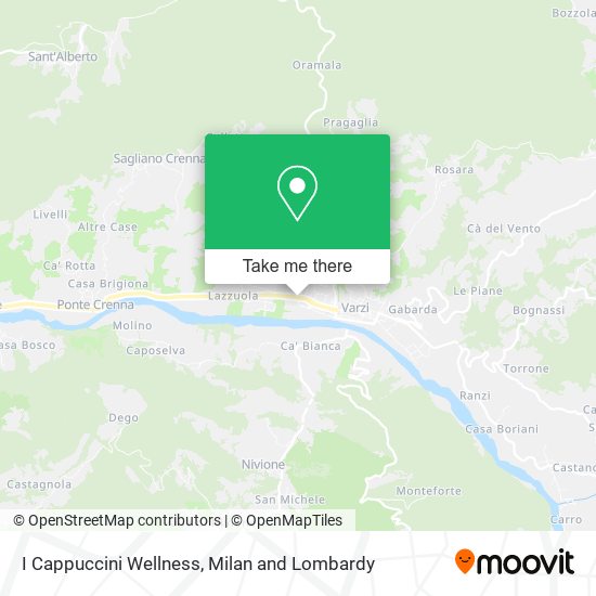 I Cappuccini Wellness map