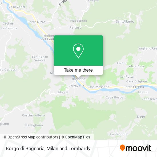 Borgo di Bagnaria map