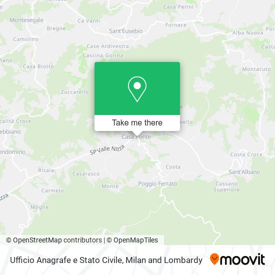 Ufficio Anagrafe e Stato Civile map