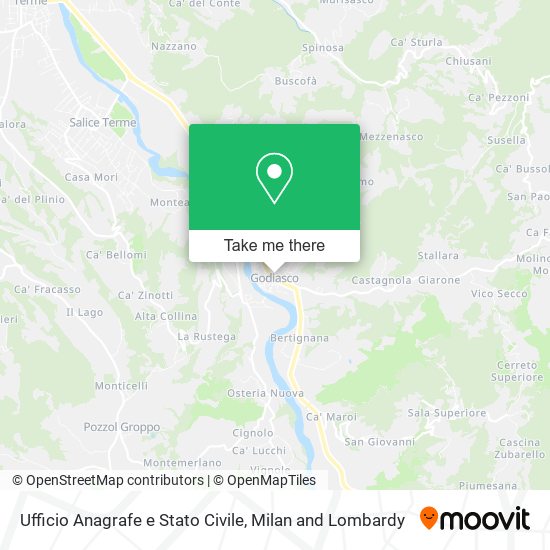 Ufficio Anagrafe e Stato Civile map