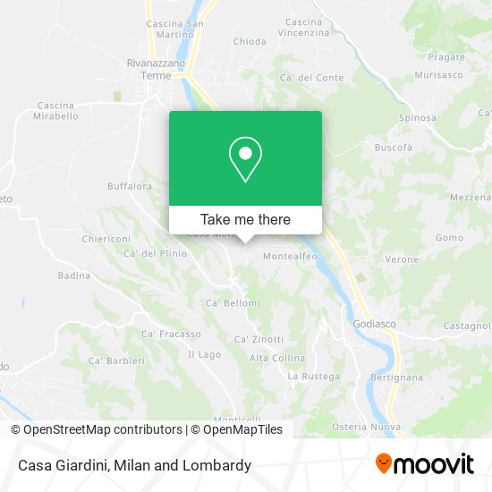 Casa Giardini map