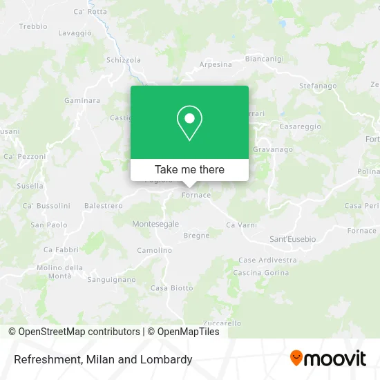 Refreshment map