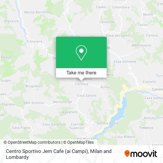Centro Sportivo Jem Cafe (ai Campi) map