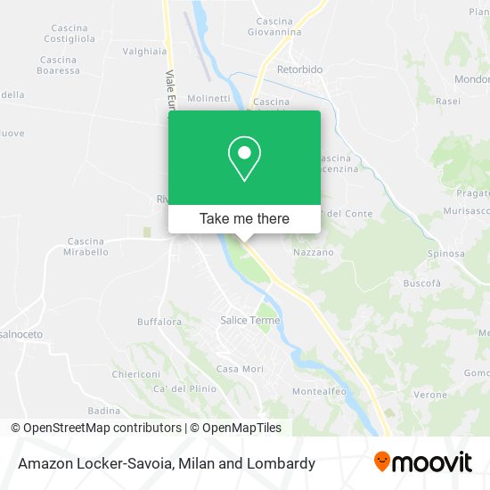 Amazon Locker-Savoia map
