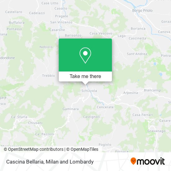 Cascina Bellaria map