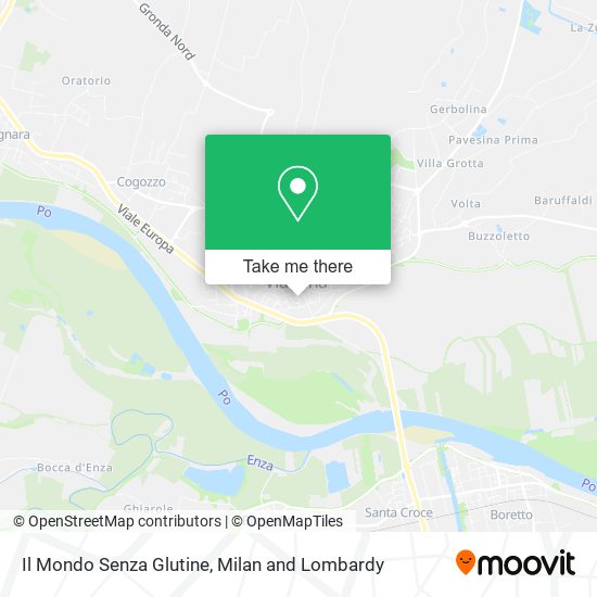 Il Mondo Senza Glutine map