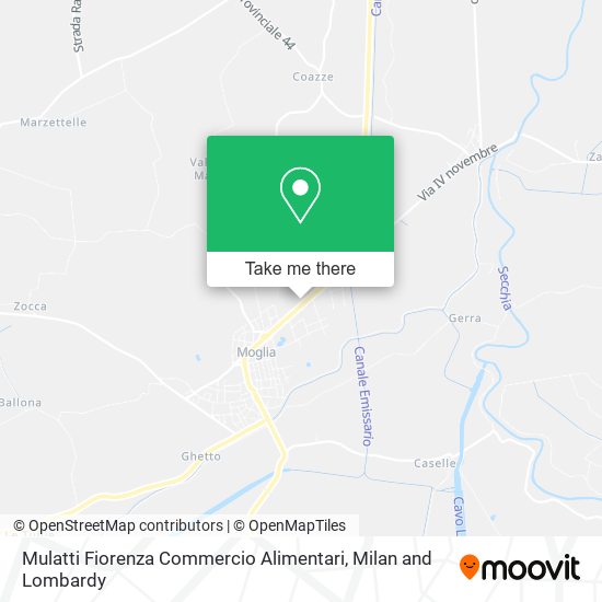 Mulatti Fiorenza Commercio Alimentari map