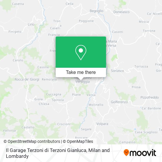 Il Garage Terzoni di Terzoni Gianluca map