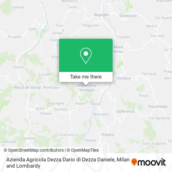 Azienda Agricola Dezza Dario di Dezza Daniele map