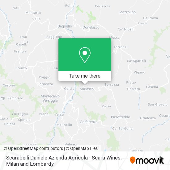 Scarabelli Daniele Azienda Agricola - Scara Wines map