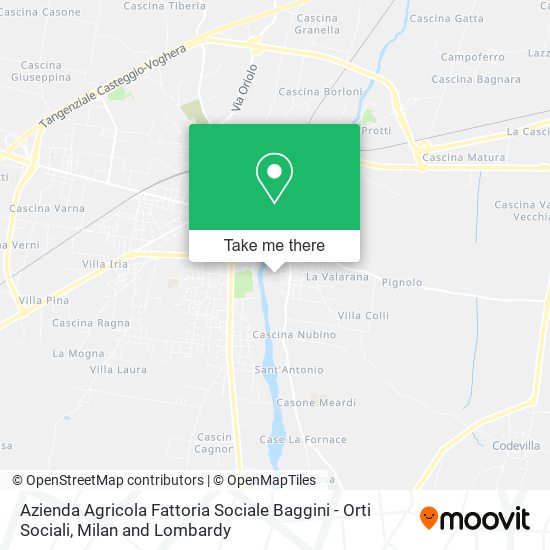 Azienda Agricola Fattoria Sociale Baggini - Orti Sociali map