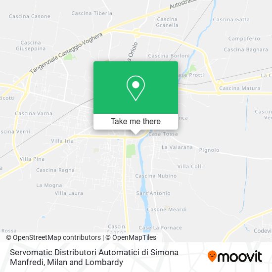 Servomatic Distributori Automatici di Simona Manfredi map