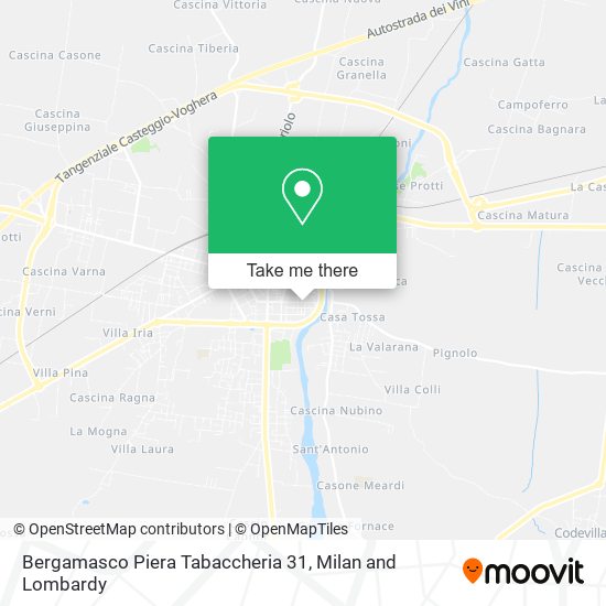 Bergamasco Piera Tabaccheria 31 map
