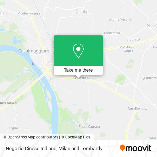 Negozio Cinese Indiano map