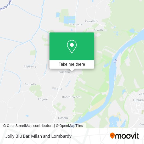 Jolly Blu Bar map