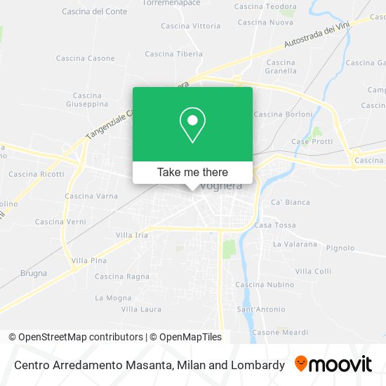 Centro Arredamento Masanta map