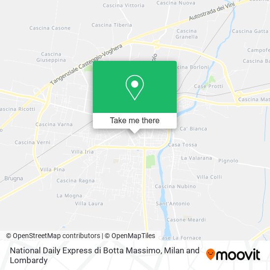 National Daily Express di Botta Massimo map