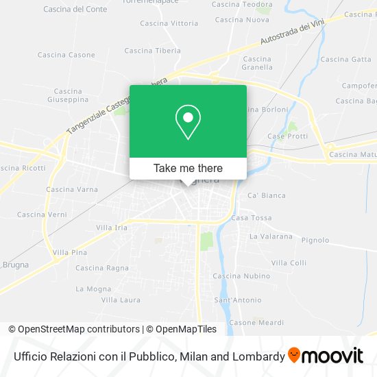 Ufficio Relazioni con il Pubblico map