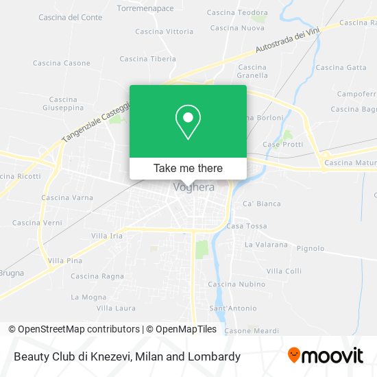 Beauty Club di Knezevi map