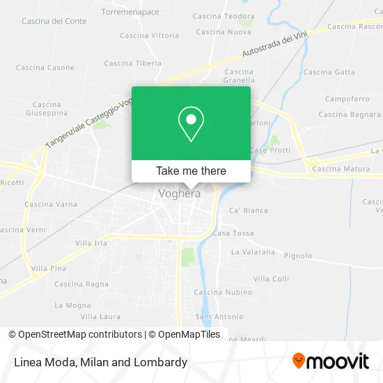 Linea Moda map