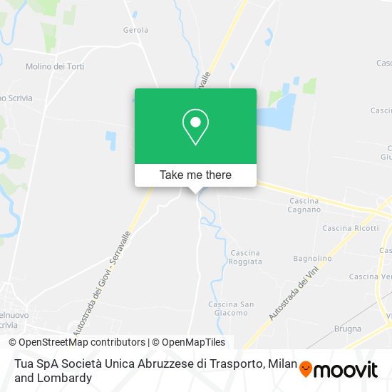 Tua SpA Società Unica Abruzzese di Trasporto map