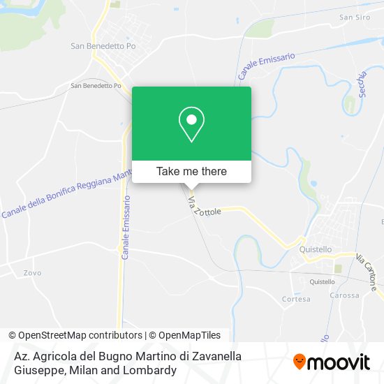 Az. Agricola del Bugno Martino di Zavanella Giuseppe map