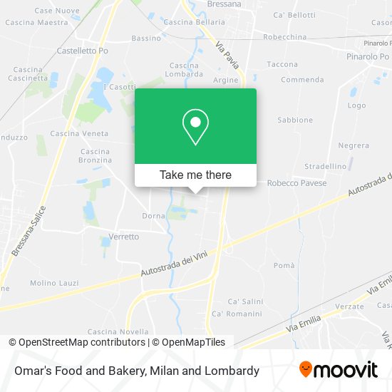 Omar's Food and Bakery map