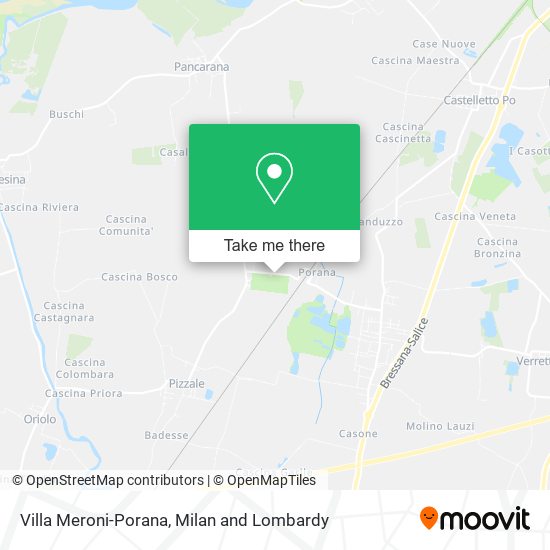 Villa Meroni-Porana map