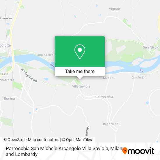 Parrocchia San Michele Arcangelo Villa Saviola map