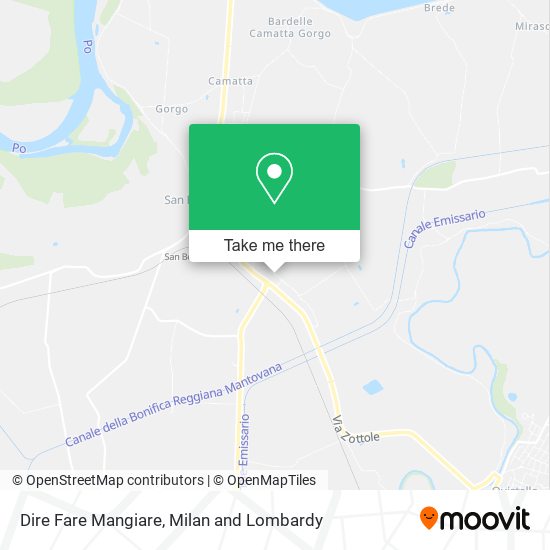 Dire Fare Mangiare map
