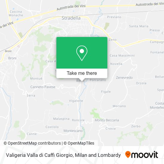 Valigeria Valla di Caffi Giorgio map