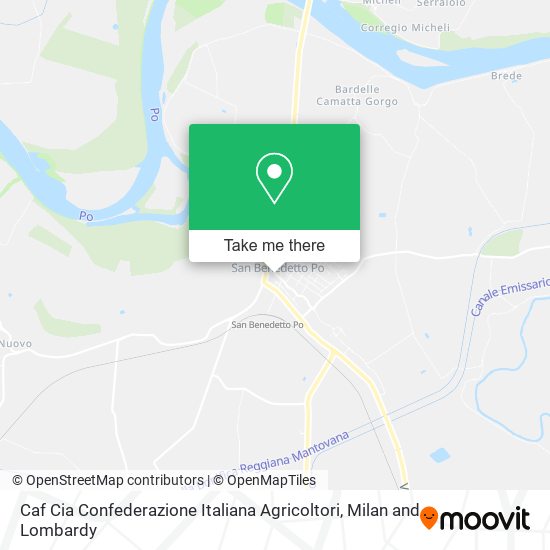 Caf Cia Confederazione Italiana Agricoltori map